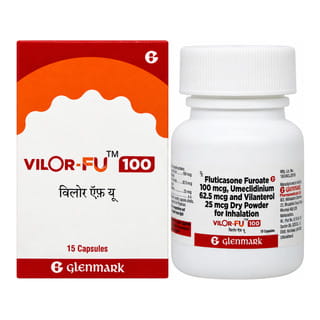 Vilor Fu 100Mcg Bottle Of 15 Inhalation Capsules