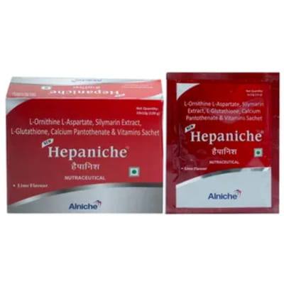 New Hepaniche Lime Flavour Sachet Of 12gm Oral Powder