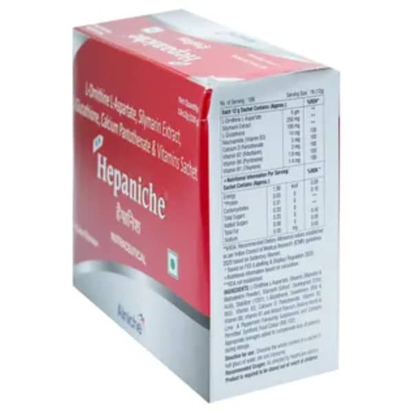 New Hepaniche Lime Flavour Sachet Of 12gm Oral Powder