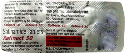 Xafinact 50mg Strip Of 10 Tablets