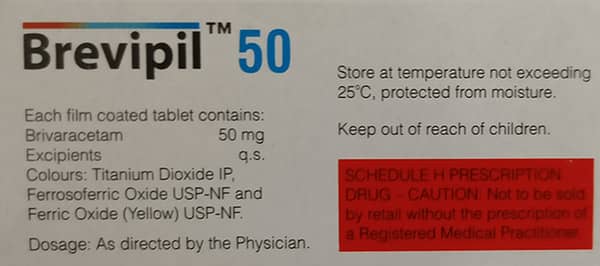 Brevipil 50 Tablet