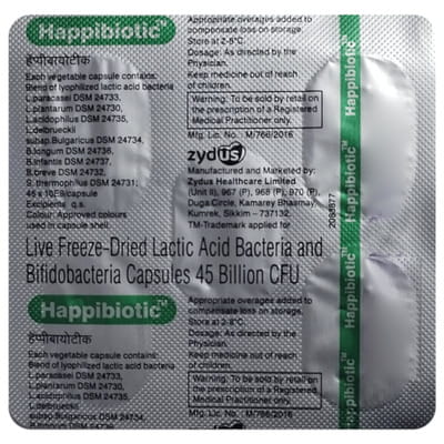 Happibiotic Ds Strip Of 10 Capsules