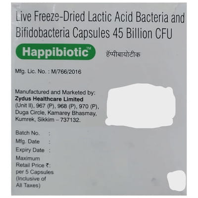 Happibiotic Ds Strip Of 10 Capsules