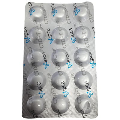 Ctd T 6.25/20mg Strip Of 15 Tablets
