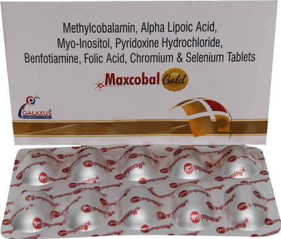 Maxcobal Gold Strip Of 10 Tablets