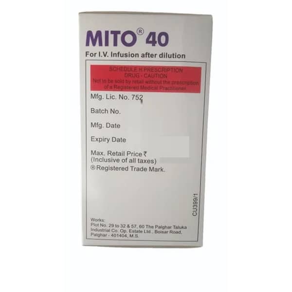 Mito 40Mg Dry Vial Of 1 Powder For Injection