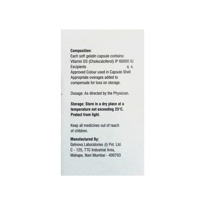 Calshine Sg 60k Bottle Of 12 Softgel Capsules