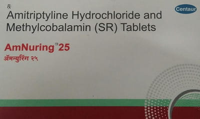 Amnuring 25mg Strip Of 10 Tablets