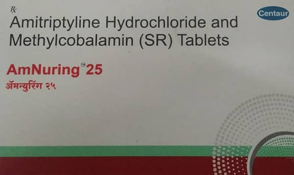 Amnuring 25mg Strip Of 10 Tablets
