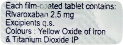 Rivolas 2.5mg Strip Of 10 Tablets