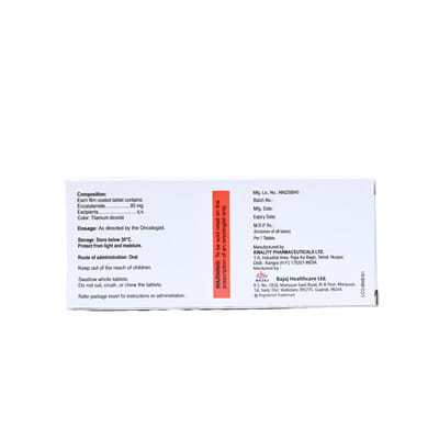Bajenza 80mg Strip Of 7 Tablets