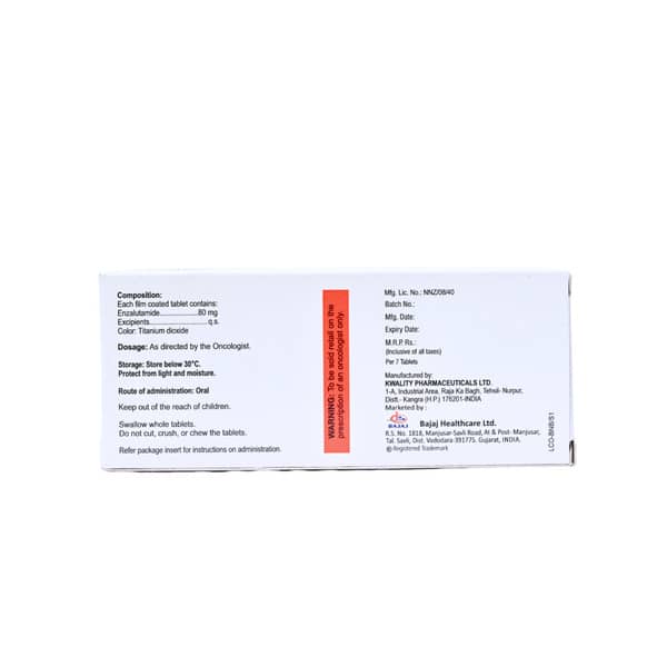 Bajenza 80mg Strip Of 7 Tablets