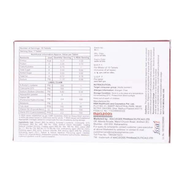 Mac Q10 Fem Strip Of 10 Tablets