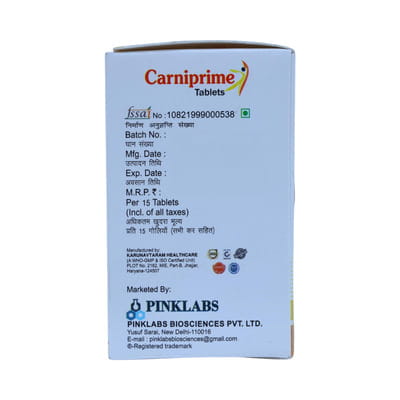 Carniprime Bottle Of 15 Tablets