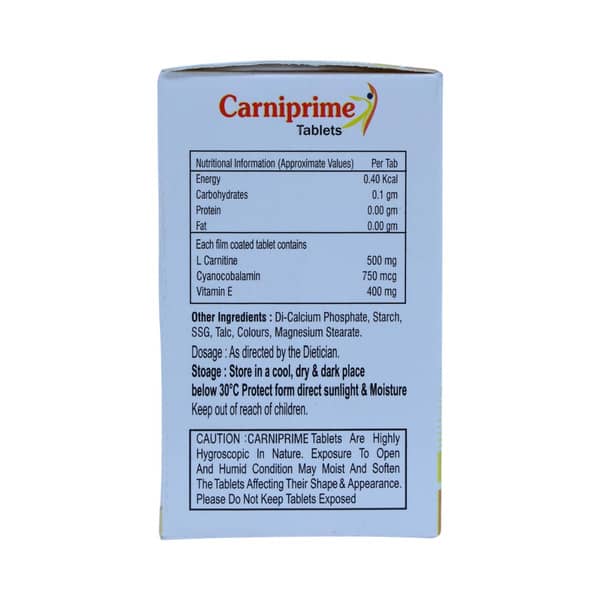 Carniprime Bottle Of 15 Tablets