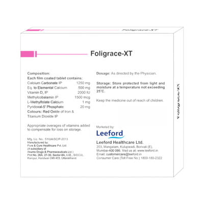 Foligrace Xt Strip Of 15 Tablets