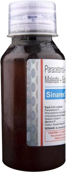 Sinarest Plus Bottle Of 75ml Suspension