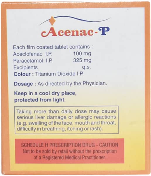 Acenac P Strip Of 15 Tablets