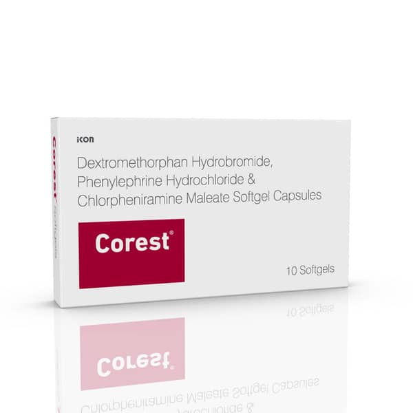 Corest Strip Of 10 Softgel Capsules