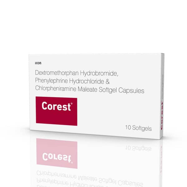 Corest Strip Of 10 Softgel Capsules