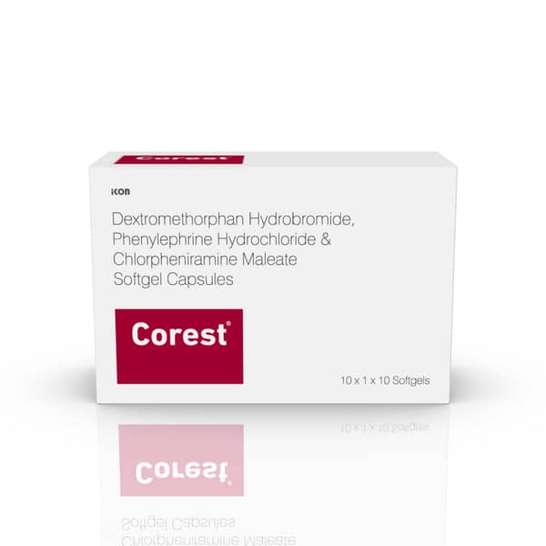 Corest Strip Of 10 Softgel Capsules
