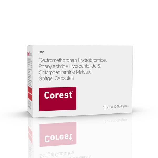 Corest Strip Of 10 Softgel Capsules