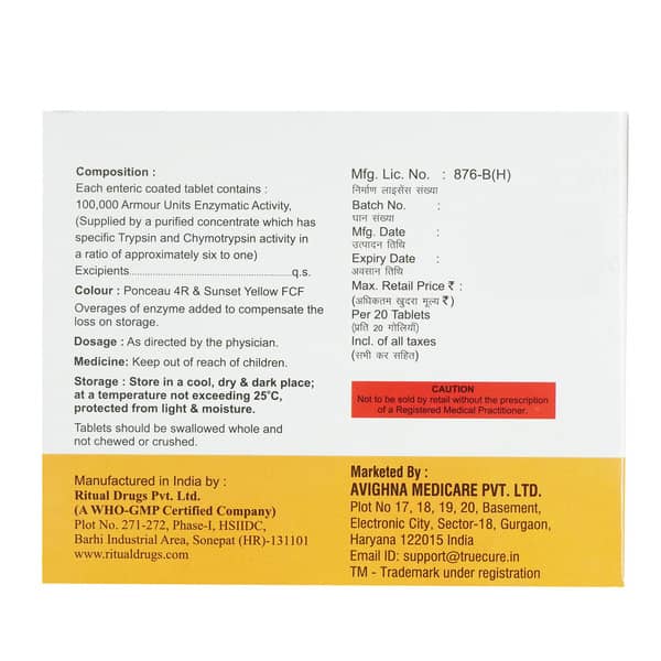 Truechymo Strip Of 20 Tablets