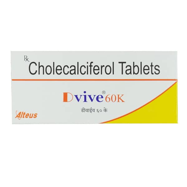 Dvive 60K Strip Of 10 Chewable Tablets