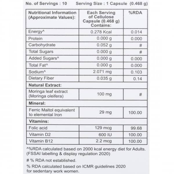 Hemfer Max Strip Of 10 Capsules