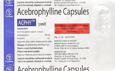 Acphy 100mg Strip Of 10 Capsules