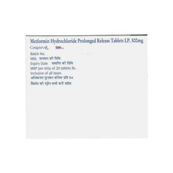 सिटापिन एक्सआर एक्सआर 500MG टैबलेट