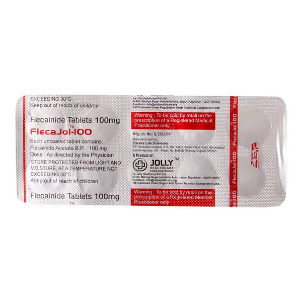 Flecajol 100Mg Strip Of 10 Tablets