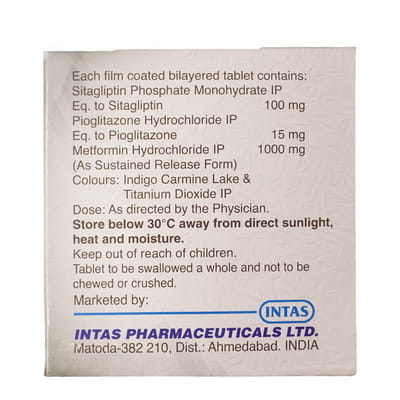 Sitara Pm 1000mg Strip Of 10 Tablets