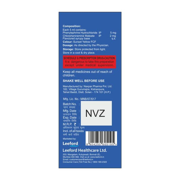 Criticold Bottle Of 60ml Syrup