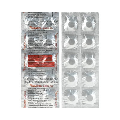 Tigatel Amh 80mg Strip Of 10 Tablets