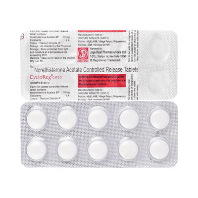Cycloreg Cr Strip Of 10 Tablets