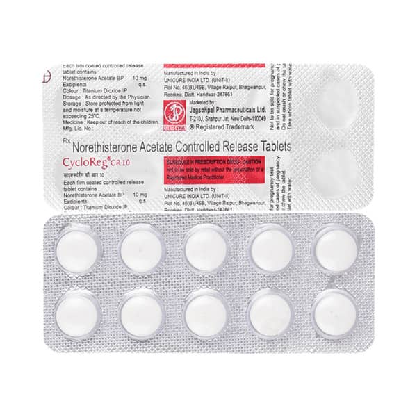 Cycloreg Cr Strip Of 10 Tablets