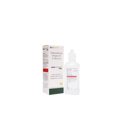 Wemcetamol 1000mg Bottle Of 100ml Infusion