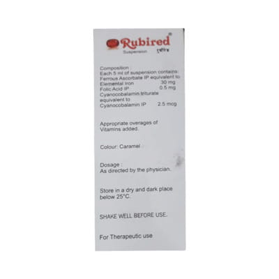 Rubired Bottle Of 200ml Suspension