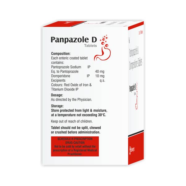 Panpazole D 10/40Mg Strip Of 15 Tablets