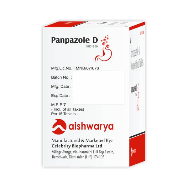 Panpazole D 10/40Mg Strip Of 15 Tablets