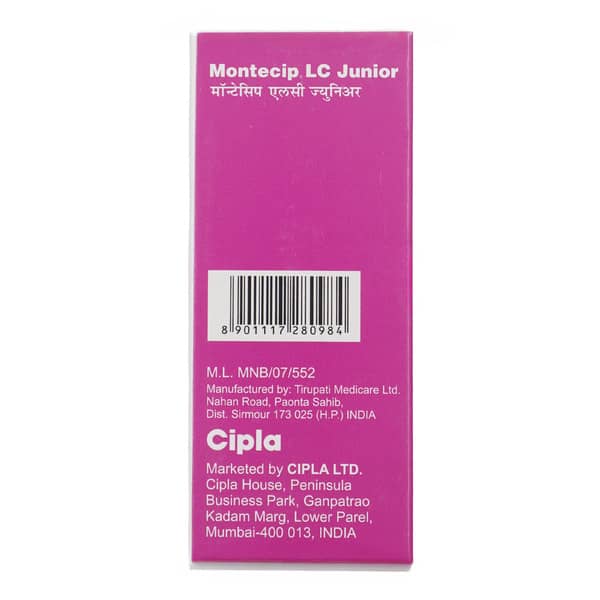 Montecip Lc Junior Bottle Of 60Ml Syrup