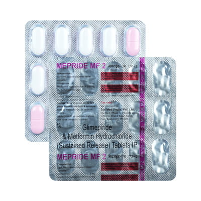 Mepride Mf 2mg Strip Of 15 Tablets