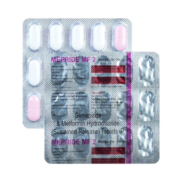 Mepride Mf 2mg Strip Of 15 Tablets