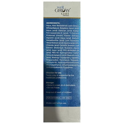 Well Grow Gold Bottle Of 30ml Hair Serum