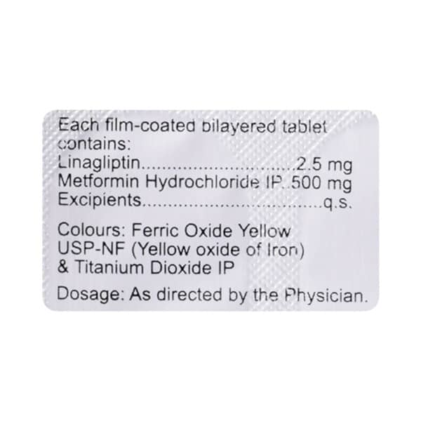 Linapil M 2.5/500mg Strip Of 10 Tablets