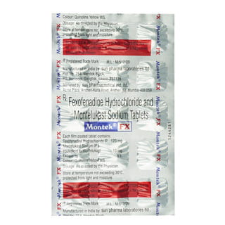 Montek Fx 10/120Mg Strip Of 15 Tablets