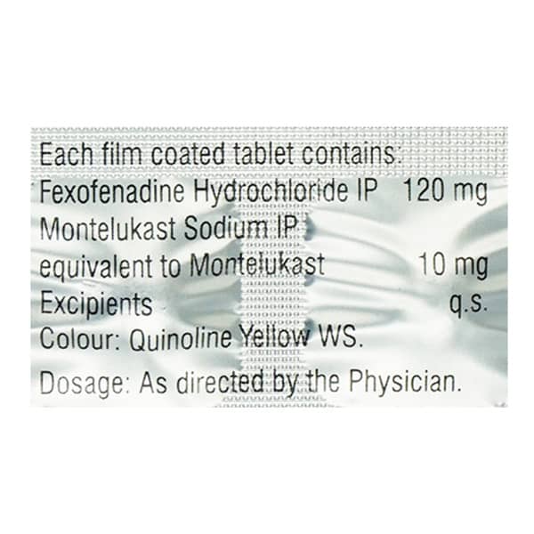 Montek Fx 10/120Mg Strip Of 15 Tablets