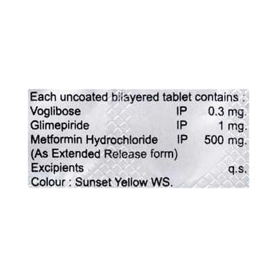 Trivose 1/0.3mg Strip Of 15 Tablets