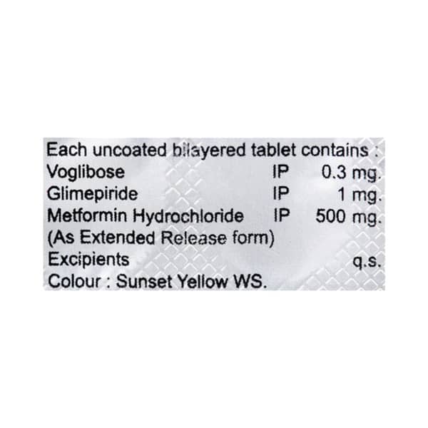 Trivose 1/0.3Mg Strip Of 15 Tablets